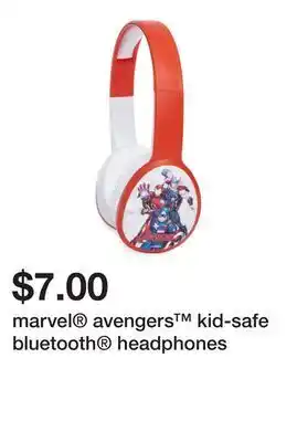 Five Below Marvel® avengers™ kid-safe bluetooth® headphones offer