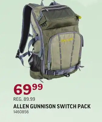 Sportsman's Warehouse Allen gunnison switch pack offer