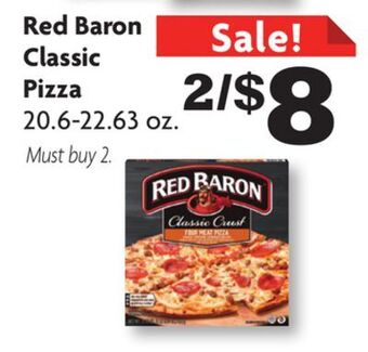 Family Dollar Red baron classic pizza offer