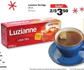 Family Dollar Luzianne tea bags offer