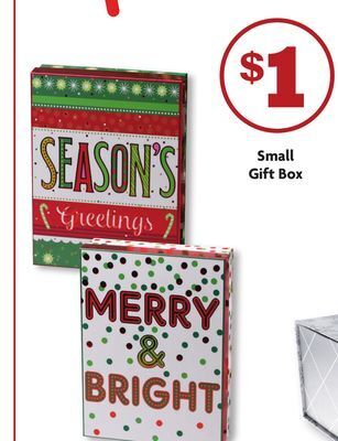 Family Dollar Small gift box offer