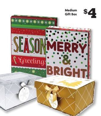 Family Dollar Medium gift box offer