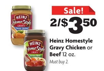 Family Dollar Heinz homestyle gravy chicken or beef offer