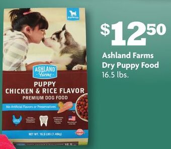 Family Dollar Ashland farms dry puppy food offer