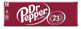 Target Dr pepper and more 12-pk. soda. offer
