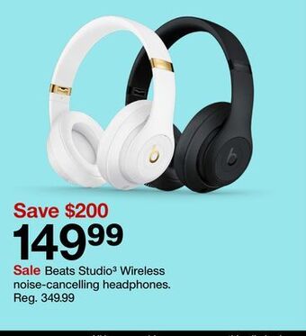 Target Beats studio³ wireless noise-cancelling headphones offer