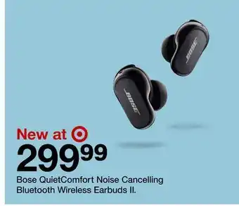 Target Bose quietcomfort noise cancelling offer