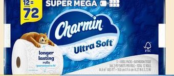 Target Charmin 12-pk. super mega roll bath tissue offer