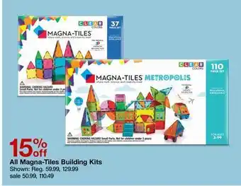 Target All magna-tiles building kits offer