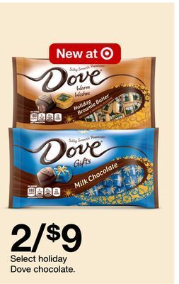 Target Select holiday dove chocolate offer