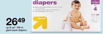 Target Up & up™ 148-ct. giant-pack diapers offer
