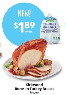 Aldi Kirkwood bone-in turkey breast offer