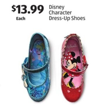 Aldi Disney character dress-up shoes offer
