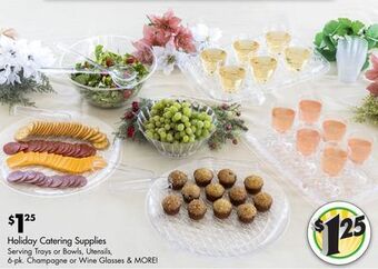 Dollar Tree Holiday catering supplies offer