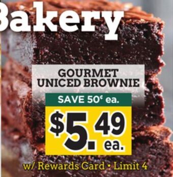 Dearborn Market Gourmet uniced brownie offer