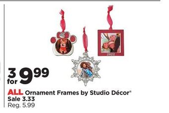 Michaels All ornament frames by studio décor® offer