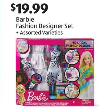 Aldi Barbie fashion designer set offer
