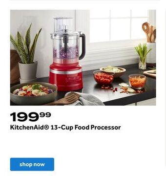 Bed Bath & Beyond Kitchenaid® 13-cup food processor offer