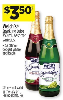 Dollar General Welch's® sparkling juice offer