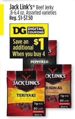Dollar General Jack link's® beef jerky offer