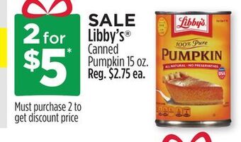 Dollar General Libby's® canned pumpkin offer