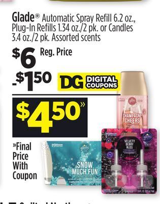 Dollar General Glade® offer