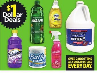 Dollar General Assorted cleaning products offer