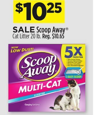 Dollar General Scoop away® cat litter offer