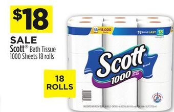 Dollar General Scott® bath tissue offer