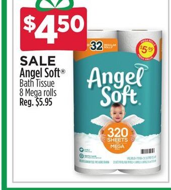 Dollar General Angel soft® bath tissue offer