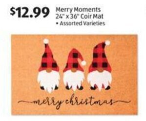 Aldi Merry Moments 24" x 36" Coir Mat offer