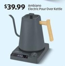 Aldi Ambiano Electric Pour Over Kettle offer