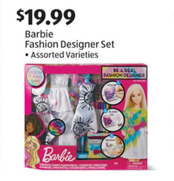 Aldi Barbie Fashion Designer Set offer