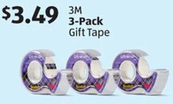 Aldi 3M 3-Pack Gift Tape offer