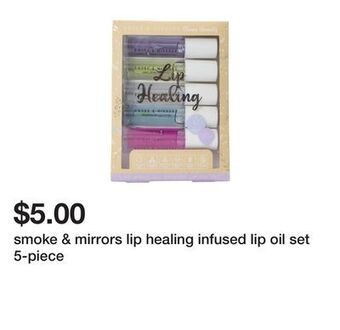 Five Below Smoke & mirrors lip healing infused lip oil set 5-piece offer