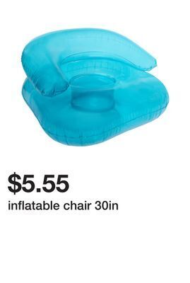 Five Below Inflatable chair 30in offer