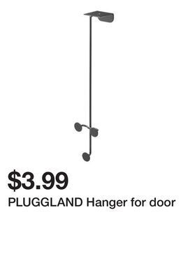 Ikea Pluggland hanger for door offer