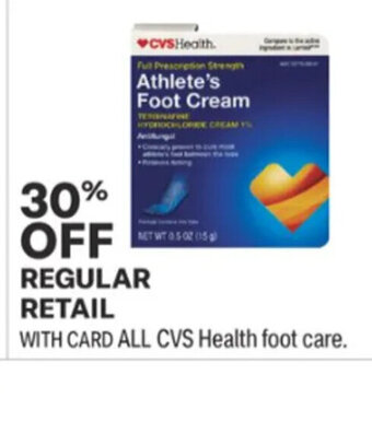 CVS All CVS Health Foot Care offer