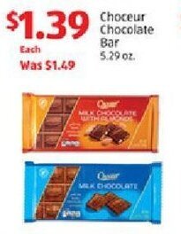 Aldi Choceur Chocolate Bar offer