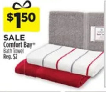 Dollar General Comfort Bay Bath Towel offer