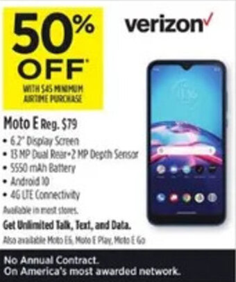 Dollar General Moto E offer