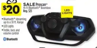 Dollar General Proscan Hi-Wi Bluetooth Boombox offer