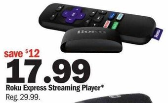 Meijer Roku Express Streaming Player offer