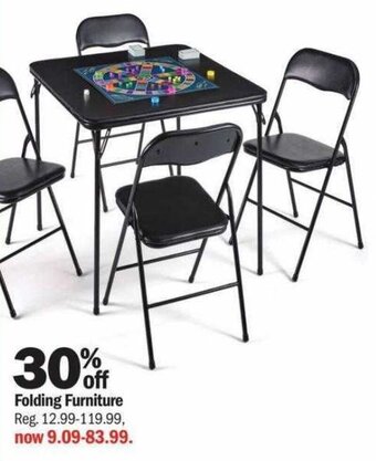 Meijer Folding Furniture offer