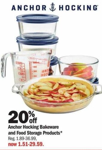 Meijer Anchor Hocking Bakeware and Food Storage Products offer