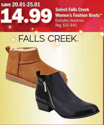 Meijer Women's Fashion Boots offer