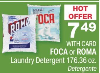 CVS Foca or roma laundry detergent 176.36 oz. offer