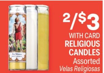 CVS Religious candles assorted offer