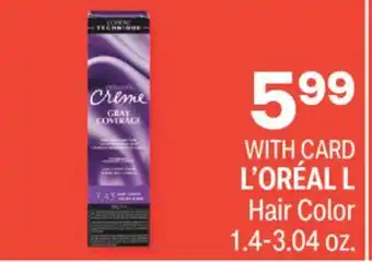 CVS L' oréal l hair color 1.4-3.04 oz. offer