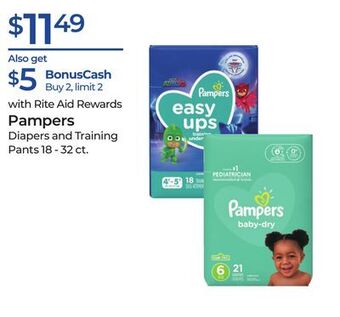 Rite Aid Pampers offer